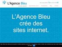 Tablet Screenshot of lagencebleu.com